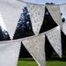 Simply Pretty White Wedding Bunting Flag Set- 2 strands