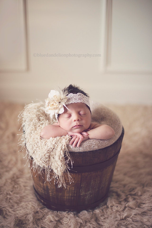 Deluxe Creamy Neutrals Flower Headband