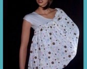 Nursing Cover: BooB TooB The ONLY Nursing Cover That's Got Your Back (Sweet and Simple Pastel Dots on White)