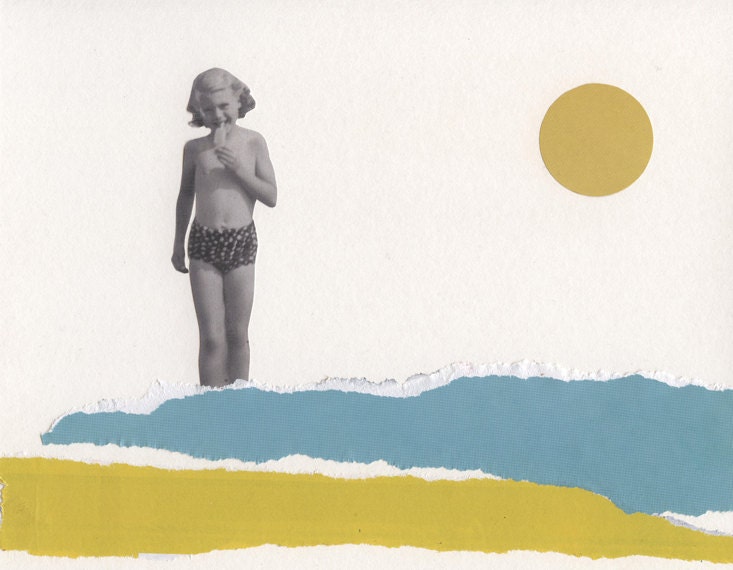 Ice Lolly. Original Collage.