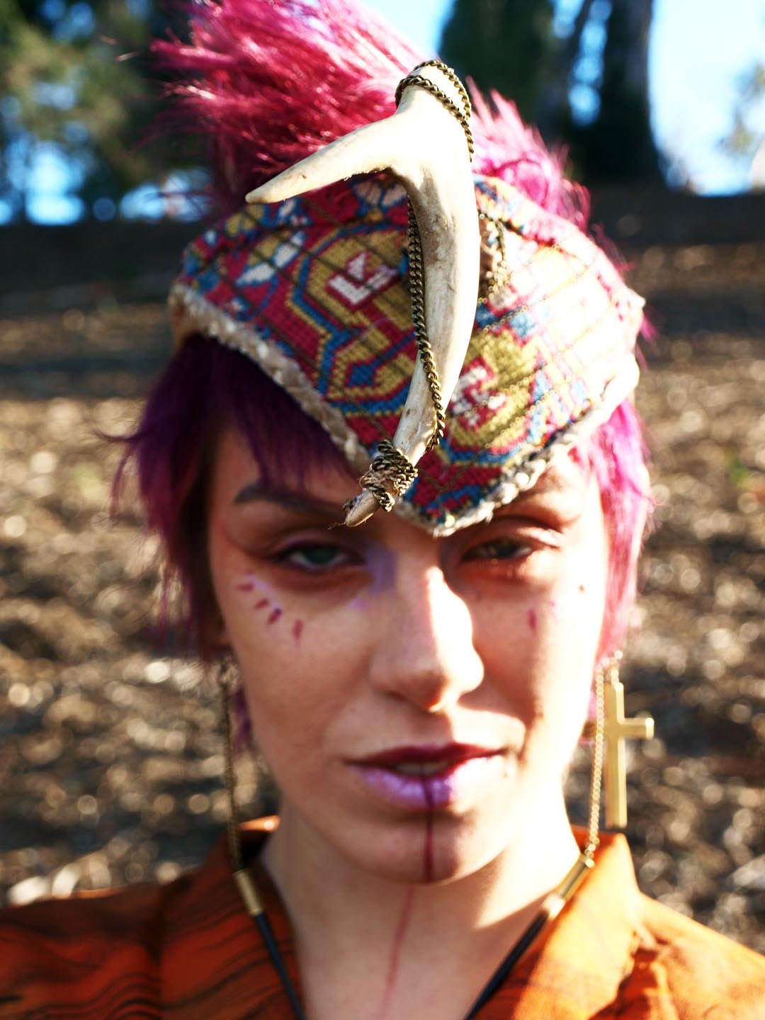 Single Antler Head Piece