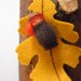 Waldorf Acorn Girl Ornament, Autumn, Fall, nature table, Oak leaf, acorn, brown, red, yellow, gold, acorn cap