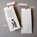 LETTERPRESS BOOKMARK - No furniture is so charming as books. Sydney Smith