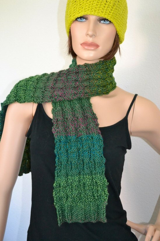 Knit Basket Weave Scarf  418