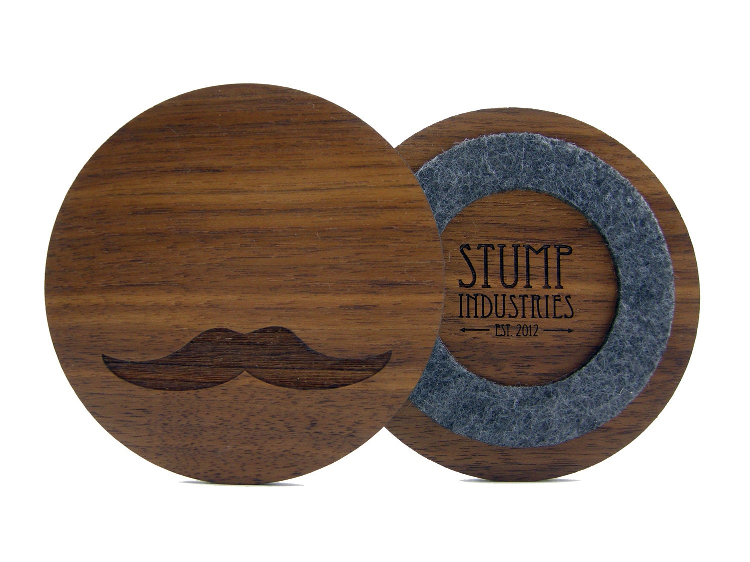 Mustache Coasters (Set of 4)
