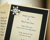 Snowy Winter Wedding Invitation