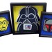 Star Wars Print of Star Wars Art Set of Boba Fett R2D2 and C-3PO 3D Pop Artwork Droid Art