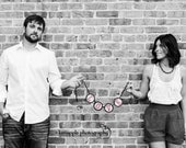 Love Banner, Valentines Day, I love you, Engagement or Wedding Photography Prop  - small "LOVE" banner - colors can be customized