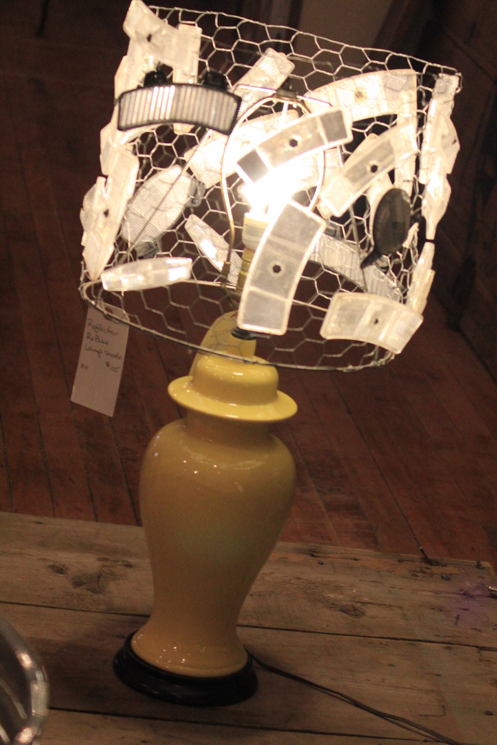 Reflector Lamp Shade - One of a Kind  ready to ship