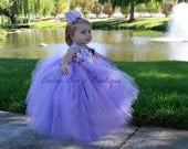 Purple Tutu Dress,  Flower Girl Tutu Dress, Birthday, Toddler Tutu Dress 12 months to 2 Toddler