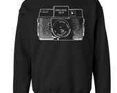 Holga Camera Crewneck Sweat Shirt Retro Lomography