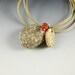 Jewelry Pendant Fossil Beach Stone Porcelain Charm Spiny Oyster