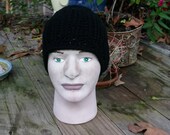 Unisex Black Beanie