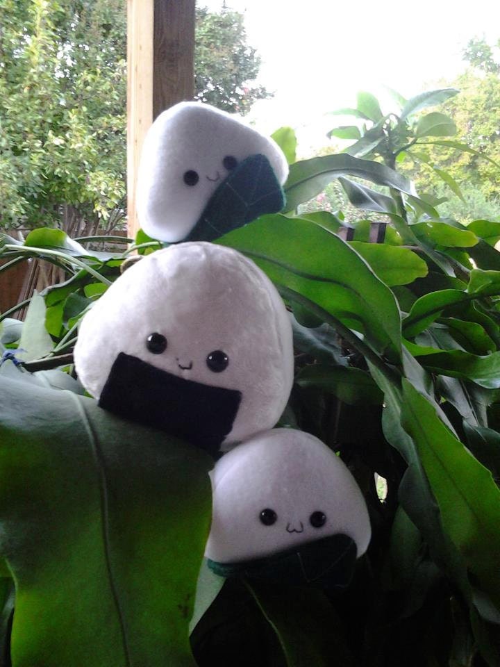 Minky Onigiri Plushie--MADE TO ORDER