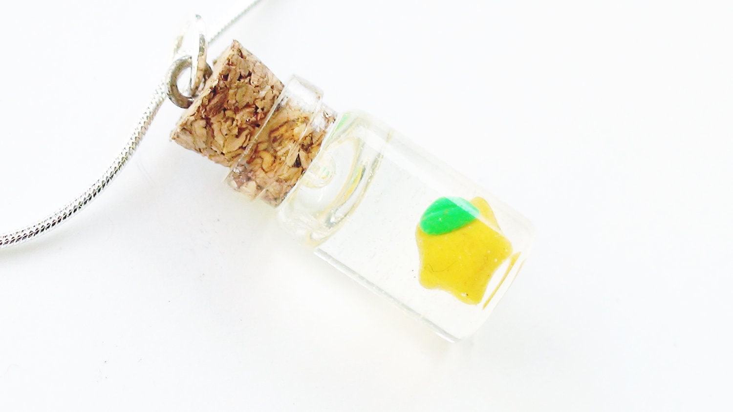 Tiny Paopu Fruit Bottle Necklace