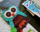 Boy Pacifier Clip, Owl Pacifier Clip, Baby Pacifier Clip