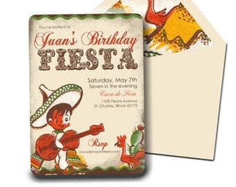 Invitation . Vintage Fiesta Collection . by Loralee Lewis