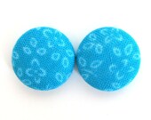 Blue post earrings studs turquoise teal spring sea beach