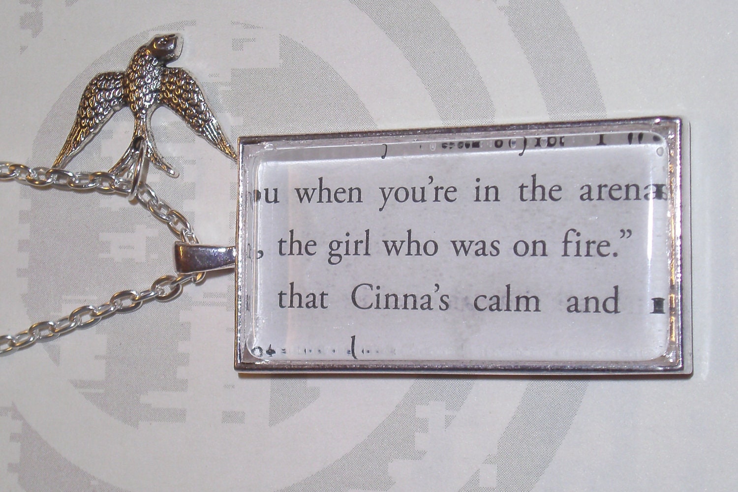 Hunger Games "girl who was on fire" Necklace
