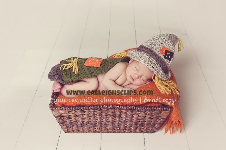 Patches the Scarecrow- Hat and Cape included  0-3, 3-6 months
