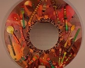 1: "Cooking with Jazz" Decorative  Round Mirror