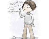 The Shining - Danny Torrance & Tony - 8 1/2 x 11 Illustration Print