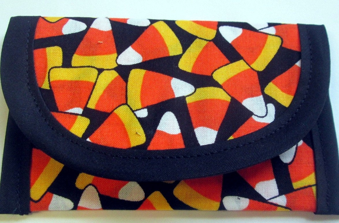Halloween Candy Corn  5 x 3 great for Goody Bag, Gift Card Wallet, Clutch, sewinggramMax