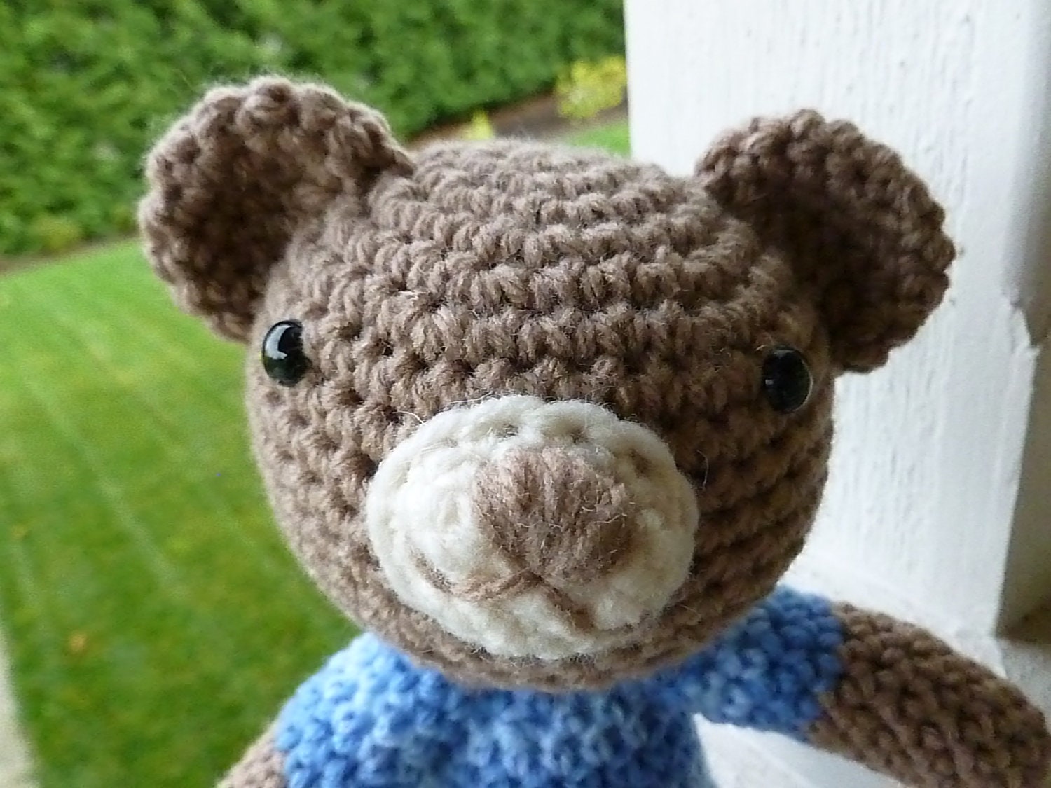Henry the Bear Crochet Sweater Toy