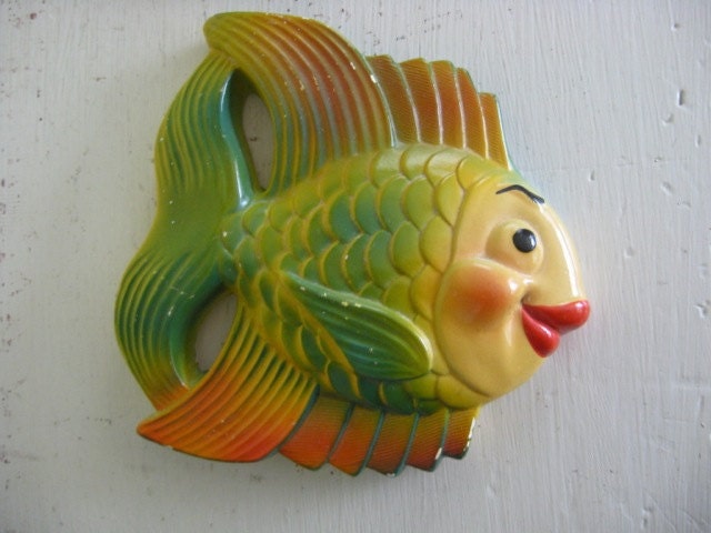 TWO Chalk Fish - Mr & Mrs NEON