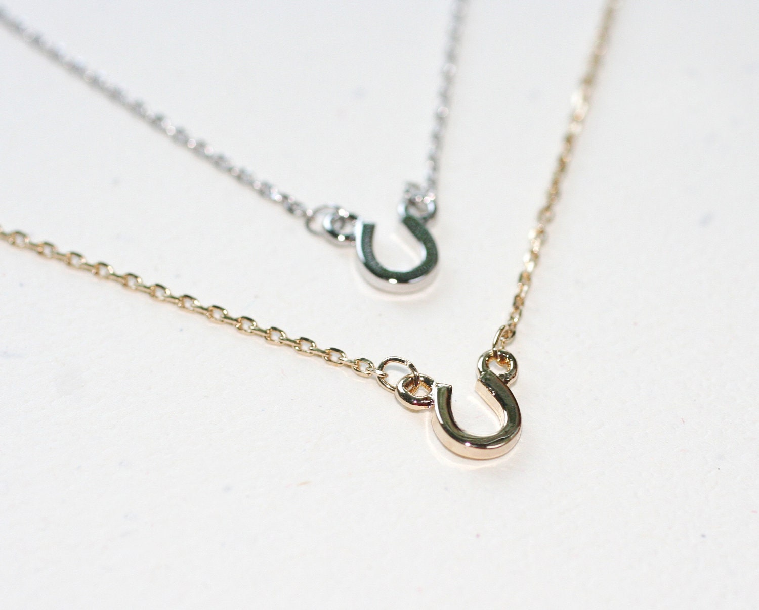 Silver Horseshoe Necklace