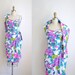 1960s Hawaiian Dress / 60s Hawaiian Sarong / Kamehameha NOS