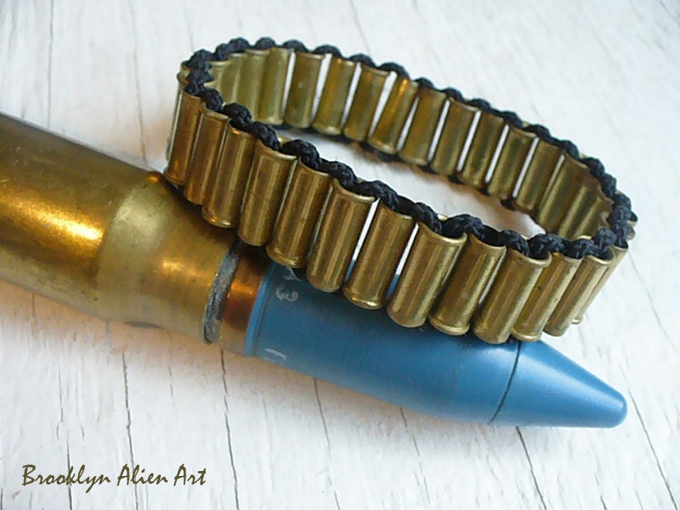 Unique Paracord Bullet Shells Bracelet  - Men's Jewelry Unisex Woman's