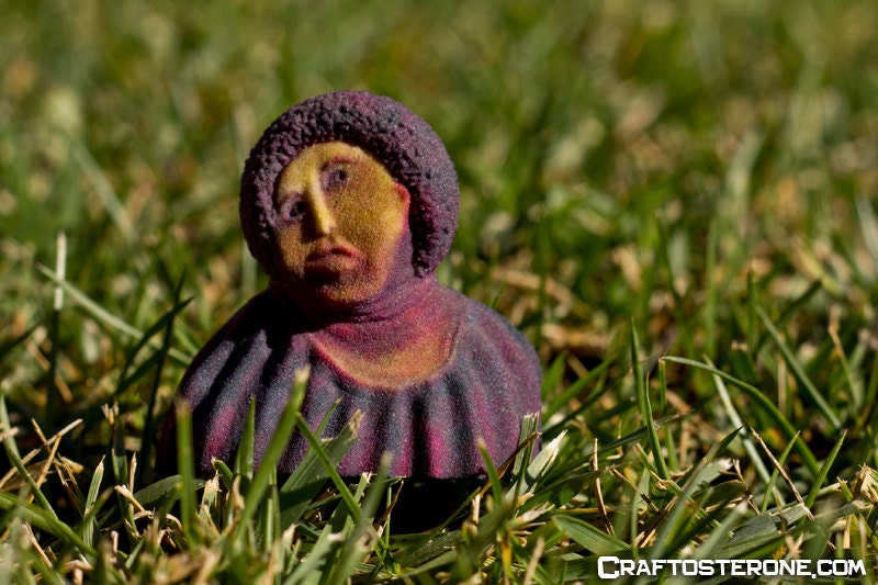 Famous Ugly Jesus Painting as a sculpture