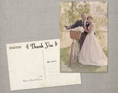 Vintage Wedding Postcard Thank You Cards - the "Nikki"