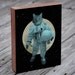 Astronaut Space Cat - Wood Block Art Print