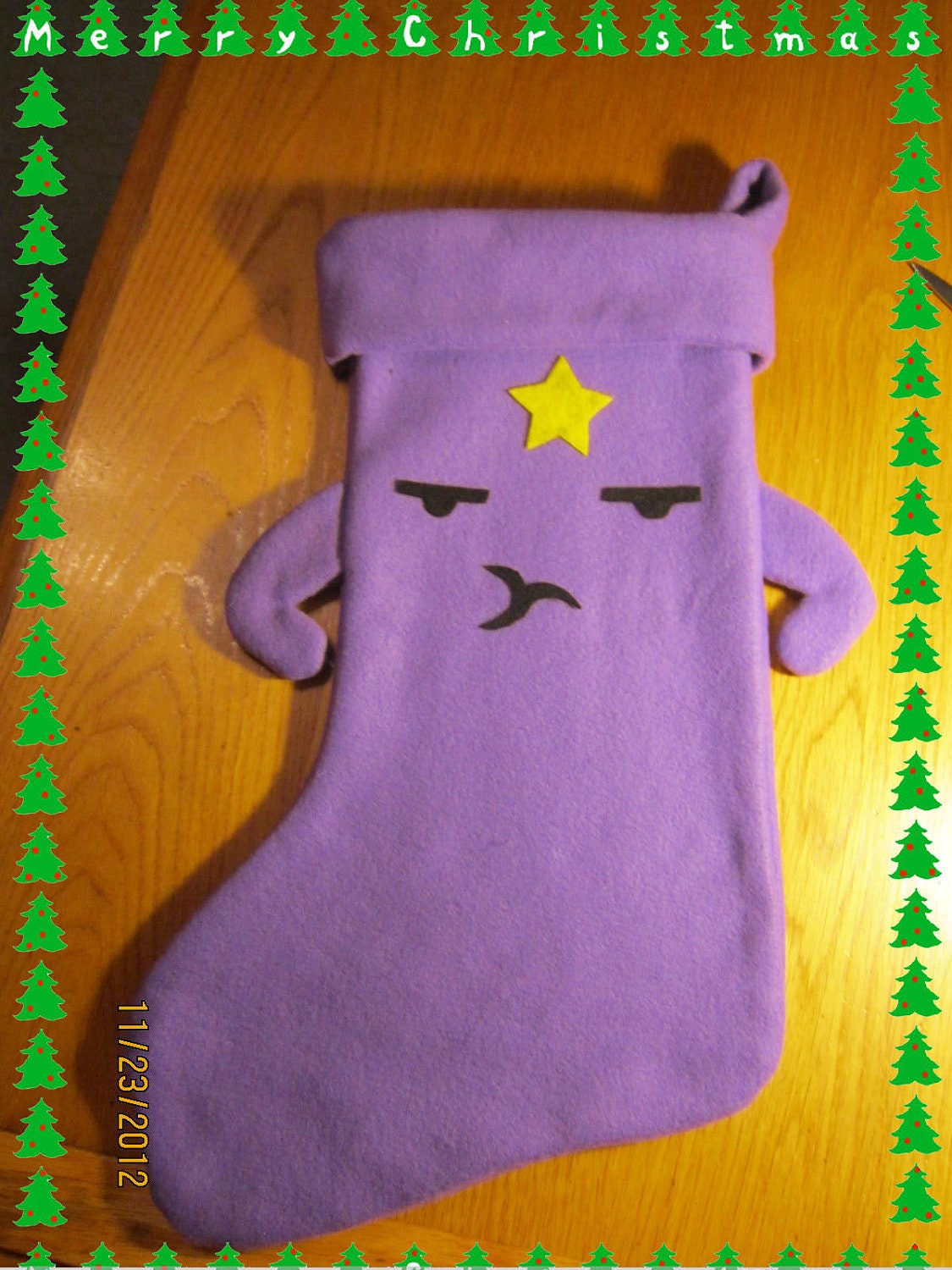 adventure time lumpy space princess stocking