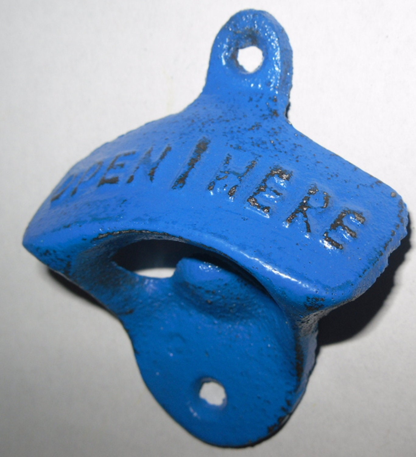 Navy Bottle Opener / Cast Iron /Vintage Inspired / Mancave /Kitchen Decor /