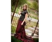 Black and Red Formal Oriental Inspired gown