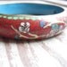 Vintage Red Cloisonne Bracelet