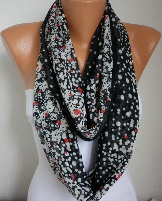 Infinity Scarf Shawl Circle Scarf Loop Scarf Gift -fatwoman
