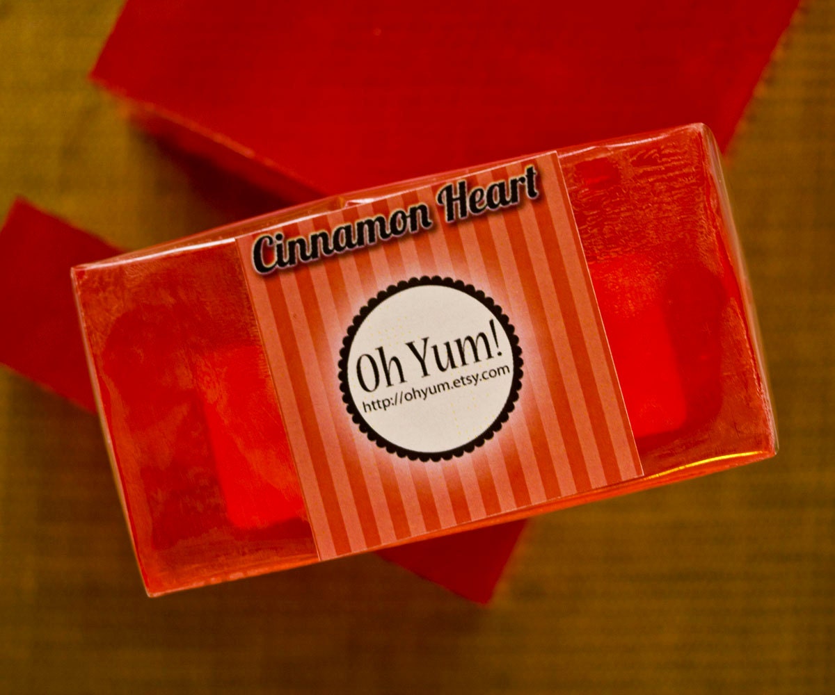 Cinnamon Hearts Soap
