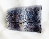 leather makeup case toiletry pouch travel pouch black grey white silver glitter cos001