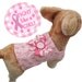Fight Like a Girl - Dog Harness Vest Custom Made in Pink Ribbon Awareness Fabric, Coordinating Bow and Bottlecap Accent - XXSm, XSm, Sm, Med