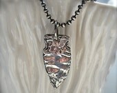 Eco-friendly Silver Arrowhead Pendant,  Recycled Silver Native American Style, Hand Formed Unisex, Mens Fashion Accessory Gift