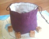 Dice Bag in Arcanist Purple Suede