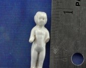 Antique Porcelain Doll Frozen Charlotte 1 1/8 inch tall