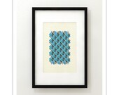 FISK II - Giclee Print - Mid Century Modern Danish Modern Minimalist Cubist Modernist Eames Retro Abstract
