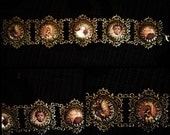 When youre Strange Victorian style Filigree Bracelet