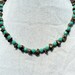 turquoise and pyrite fools gold chunky necklace