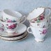 English Bone China Tea Cups Saucers - Instant Teacup Collection - 5 Teacup and Saucer Sets